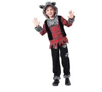 Generisch Lupo mannaro affamato Halloween per bambini (multicolore, 3-4 Years5)
