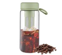 Generisch Macchina da caffè a freddo a prova di perdite, con bilancia in portatile, accessorio da cucina per sport all'aria aperta, viaggi, escursionismo, campeggio, palestra