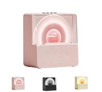 Generisch Macchina for Karaoke con Microfono Wireless, Mini Cassa Bluetooth Portatile for Bambini e Adulti, Altoparlante for Cantare a Casa, Regalo Compleanno Giochi Bambina(Pink)