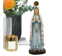 Generisch Madonna Statua,Scultura decorativa in resina,Piccola Scultura Cattolica Per La Decorazione | Per Madre Nonna Casa Tavolo Chiesa Presentazione Collezione