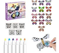 Generisch Magiche farfalle bianche, giocattoli per sollevare farfalle, carte di farfalla da sollevare, magiche farfalle volanti - carte magiche a farfalla, volare
