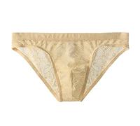 Generisch Maglia perizoma da uomo trasparente in rete perizoma trasparente Sissy lingerie sportiva traspirante morbido slip trunk morbido slip erotico biancheria intima sottile boxer