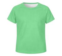 Generisch Maglietta a maniche lunghe per ragazzi come comoda camicia per il tempo libero nella vita di tutti i giorni, verde, 3-4 Anni