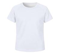 Generisch Maglietta a maniche lunghe per ragazzi come comoda camicia per il tempo libero nella vita di tutti i giorni, bianco, 9-10 Anni