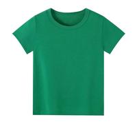 Generisch Maglietta neutra e comoda per bambini abbigliamento per bambini, verde, 5-6 Anni