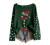 Generisch Maglione a maglia lento da donna con motivo forato, design casual, scollo a V, per una comoda moda per il tempo libero nella vita di tutti i giorni con vestibilità larga, diverse occasioni