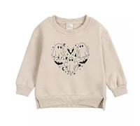 Generisch Maglione per bambini Halloween bambini bambini Plus Fleece Hoodie Autunno Casual Maglione per ragazzi e ragazze Autunno e Inverno Top Abbigliamento Ragazzi 98, a, 5-6 Jahre