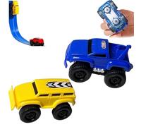 Generisch Magnetic Wallss Climbing Toy Carss, Anti-Gravity Inertial Levitation Car, Drives on Walls & Ceilings, Wall Climbing Car Fun Toy for Kids (Blue + Yellow)