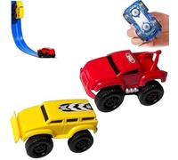 Generisch Magnetic Wallss Climbing Toy Carss, Anti-Gravity Inertial Levitation Car, Drives on Walls & Ceilings, Wall Climbing Car Fun Toy for Kids (Red + Yellow)