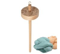 Generisch Mandrino a Goccia, in Legno con Gancio Notch & Metallo per filatura a Mano, Strumento Adatto ai Principianti per la Produzione di Filati, progetti Artigianali in Fibra di, Lana e