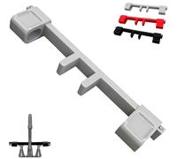 Generisch Maniglie universali Faucet Locks for Double Sinks, Child & Pet Proof Sink Faucet Lock, Childproof Tub Faucets Handles Locks, with Central Pipe Fixation, Adjustable Faucet Lock (bianco)