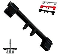 Generisch Maniglie universali Faucet Locks for Double Sinks, Child & Pet Proof Sink Faucet Lock, Childproof Tub Faucets Handles Locks, with Central Pipe Fixation, Adjustable Faucet Lock (Black)