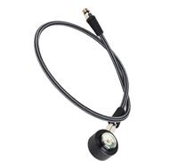 Generisch Manometro subacqueo luminoso | Luminously - Manometro subacqueo con tubo ad alta pressione in fibra di carbonio intrecciata, manometro tecnico subacqueo