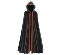 Generisch Mantello di Halloween con cappuccio per sacerdote della chiesa, mantello lungo per adulti, costume di carnevale, mantello con cappuccio, mantello gotico medievale, uniforme liturgica
