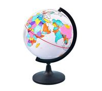 Generisch Mappamondo per bambini, portatile, non dipinto, da colorare, per bambini, modello di mappamondo lavabile da dipingere, per bambini e ragazze
