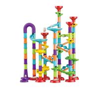 Generisch Marble Run - 113 pezzi set da costruzione | Super-Fun Marble Race Track, Solid Construction Toy for Kid Age 3-8, Easy to Assemble Learning-Educational Block Game, Creative Birthday Gift