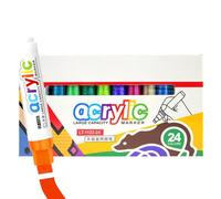 Generisch Marcatori colorati | Pennarello artistico per adulti | Impermeabile lavabile doppio lato 8 mm punta resistente allo sporco Set di matite colorate per scuola lezioni scrapbooking tessuto