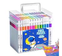 Generisch Marcatori di colori per bambini - Marcatori acrilici, 120 colori | Penne ad asciugatura rapida per schizzi disegno manuale di attività scolastiche e acrilico marketing essiccazione