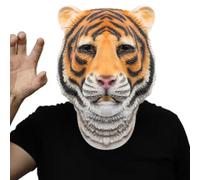 Generisch Maschera da tigre per cosplay per tutta la testa e il viso