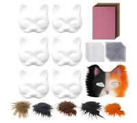 Generisch Maschera per il viso | Base con maglie per gli occhi, costumi per bambini per ragazze, cosplay, feste a tema, servizi fotografici, teatro