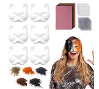 Generisch Maschera per il viso | Costume di animali con rete oculare - Costumi per bambini per ragazze cosplay adulti feste a tema, servizio fotografico teatro