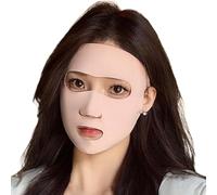 Generisch Maschera per il viso da golf, in seta di ferro da golf, aperta per bocca, naso, maschera estiva traspirante, per adulti: all'aperto, , escursionismo, ciclismo, pendolarismo, sport