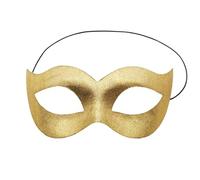 Generisch Maschera semi-facciale unisex piatta in stile vintage per Carnevale, accessorio per cosplay, feste di cosplay, design a testa piatta per maschera, maschera di carnevale look retrò
