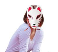 Generisch Maschera viso per gatti, accessorio per costume da festa, per spettacoli, teatri, feste di famiglia, feste, cosplay