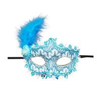 Generisch Maschere laterali da donna in stile retrò veneziano masquerade Carnevale maschera jazz accessorio travestimento festa club costume trucco maschera mezzo viso elegante costume carnevale danza