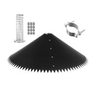 Generisch Mascherina protettiva per scoiattolo, montaggio su asta, scoiattolo, fermaporta, resistente alle intemperie, per stazioni di alimentazione, giardino, balcone, terrazza