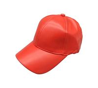 Generisch Maschio Femmina Berretto Da Baseball Regolabile Soild Uomini Donne Cappello Da Baseball Unisex Cappello Fratelli Cap, Colore: rosso, Taglia unica
