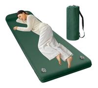 Generisch Materasso da viaggio portatile - Cuscino integrato 6 cm, facile da arrotolare, spesso culla | Home Guest Floor Road Trip Rv Van Life alpinismo trekking vacanze estive set gite nella natura