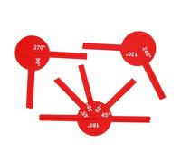 Generisch Math Geometry Tools, Angle Display Kit, Educational Learning Aids, Clear Geometric Recognition Design, Quality Classroom Material for Teachers, Elementary Students, School Use
