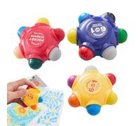 Generisch Matite colorate lavabili per bambini, pastelli lavabili per bambini, matite colorate per bambini con gomma - utensili da pittura per bambini, amici, famiglie e bambini