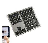 Generisch Meccanico | Numero WLAN -PAD - Computer portatile compatto - | Dispositivo entry in argento a 35 tasti | Portatile per il gioco di lavoro | ergonomici con interruttore permanente