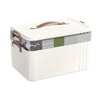 Generisch Medicine Box Organizer, Large Medicine Box, cassetta di protocollo per la casa, per la medicina, per la sicurezza della famiglia, contenitori per attrezzi per campeggio, uso