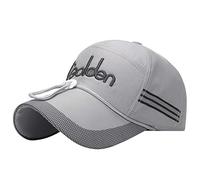 Generisch Men Dry Quick Cap Hat 360 Reflective Flashback Die für eine Running Baseball Cap Holder Wand, grigio., Taglia unica