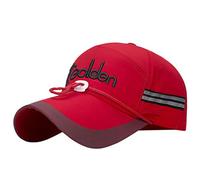Generisch Men Dry Quick Cap Hat 360 Reflective Flashback Die für eine Running Baseball Cap Holder Wand, Colore: rosso, Taglia unica