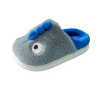 Generisch Mengmenglong Home - Pantofole per bambini, per la casa, per il battesimo, grigio., 28.5 EU