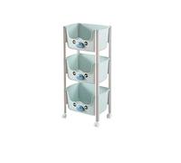 Generisch Mensola colorata più strato, scaffale mobile del trolley, grande capacità per il soggiorno libreria-cucina organizer