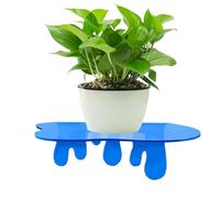 Generisch Mensola sospesa per il bagno | Mensola per l'organizzazione in vetro acrilico per la decorazione - Multifunzionale per cornici per foto e libri decorativi