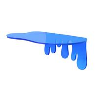 Generisch Mensola sospesa realizzata a mano, con supporti invisibili, per bagno, camera da letto, cucina, ufficio, soggiorno, scaffali decorativi sospesi, per libri, profumi, piante