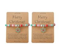 Generisch Messaggi Amanti Argento Rosa Gioielli Cute Santa Soft Ceramic Bead Bracciale Piccolo Colori Naturale Blu Uomini Anelli, Taglia unica, Plastica