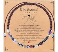 Generisch Messaggi Mm Bracciale con uomini Bracciale regalo di compleanno 5 mm di papà mamma -padre -madre figlio figlia braccialetto regalo argento bracciale acciaio bracciale bracciale bracciale