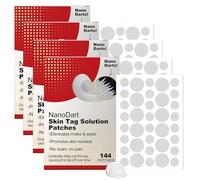 Generisch Microdarts Patch 144 imple Toppe idrocolloidale per la pelle lemish copertura spot adesivo per viso pieno fronte, mento, naso, corpo, collo, petto stirp (4 pezzi)