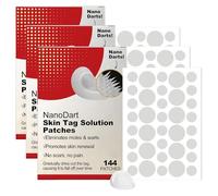 Generisch Microdarts Patch 144 imple Toppe idrocolloidale per la pelle lemish copertura spot adesivo per viso pieno fronte, mento, naso, corpo, collo, petto stirp (3 pezzi)
