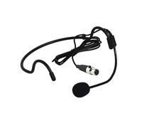 Generisch Microfono di ricambio per trasmettitore tascabile AKG PT40, unidirezionale, jack mini XLR femmina a 3 pin, nero