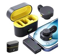 Generisch Microfono per cellulare | Microfono a spilla con cancellazione del rumore | audio con cancellazione del rumore per Content Creator, oratori, istruttori di fitness e insegnanti