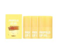 Generisch Miele Labbra Burro Idratante Pernottamento Propoli Labbra Balsamo 12hrs Durevole Idratante Cura Della Pelle Dolce esfoliazione Regali per Le Donne (3Pcs)
