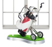 Generisch Mini Desktop Golf | Supporto per sacca da golf | Unico penna da golf - Mini Desktop Golf Puting Green Game | Club Putterballpoint Pen | Divertente tampone di Natale per adulti